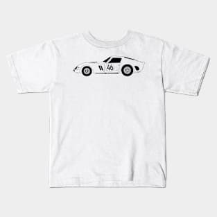 250 GTO Black Outline Kids T-Shirt